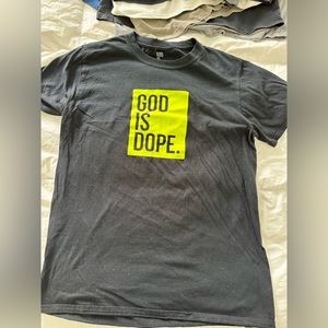 God is dope T-shirt. Size medium.
